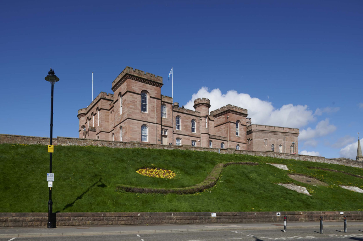 
    A view of Inverness Castle from Castle Street (Credit: High Life Highland / Ewen Weatherspoon)
    