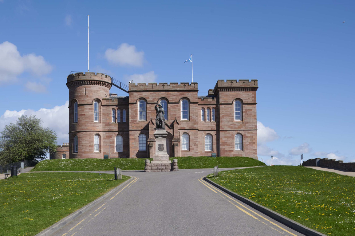
    Before the transformation: The driveway of Inverness Castle (Credit: High Life Highland / Ewen Weatherspoon)
    